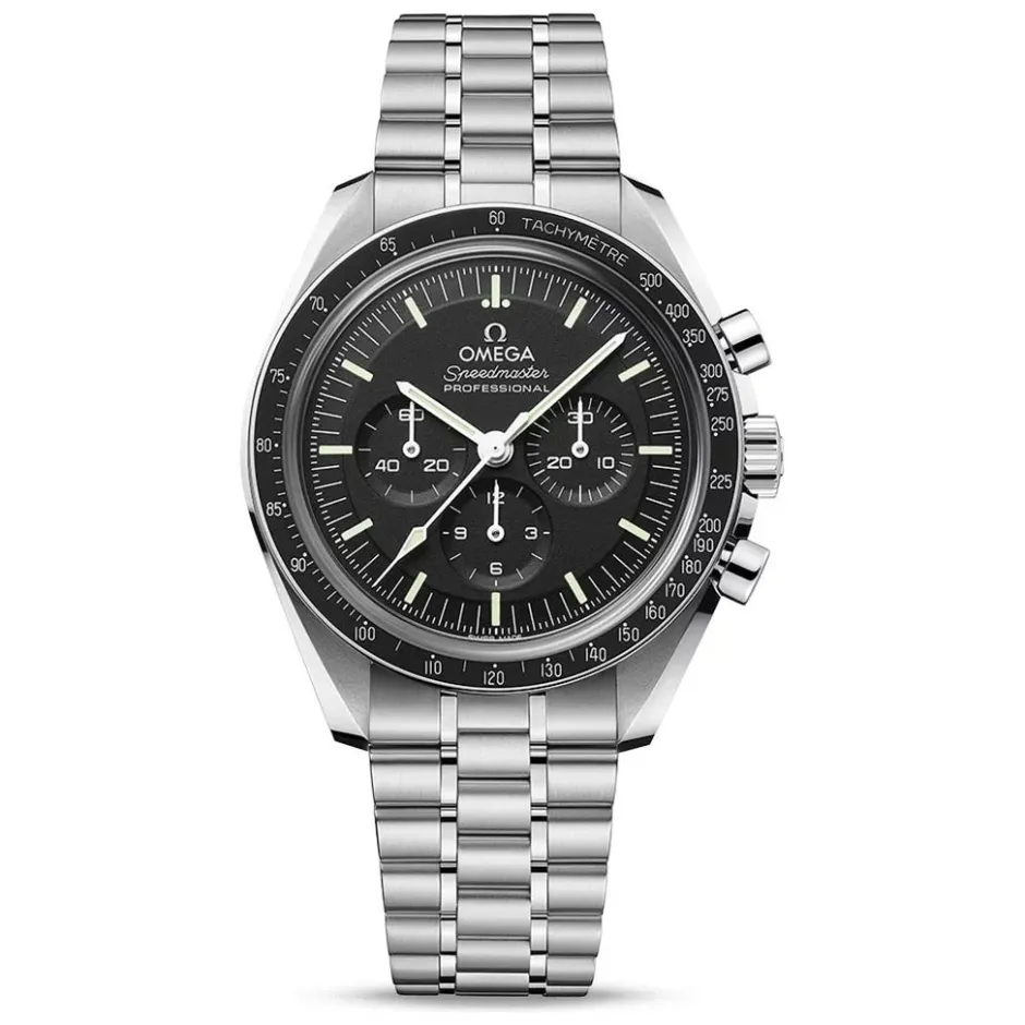 Omega Moonwatch Professional Co-Axial Master Chronometer Chronograph 42 Sapphire Caseback Watch