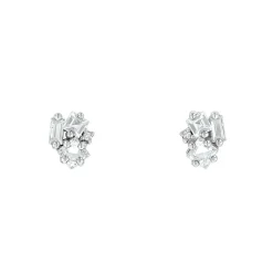 Suzanne Kalan Nadima White Topaz Cluster Studs