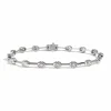 Zadok Collection Oval Bezel Set Station Bracelet