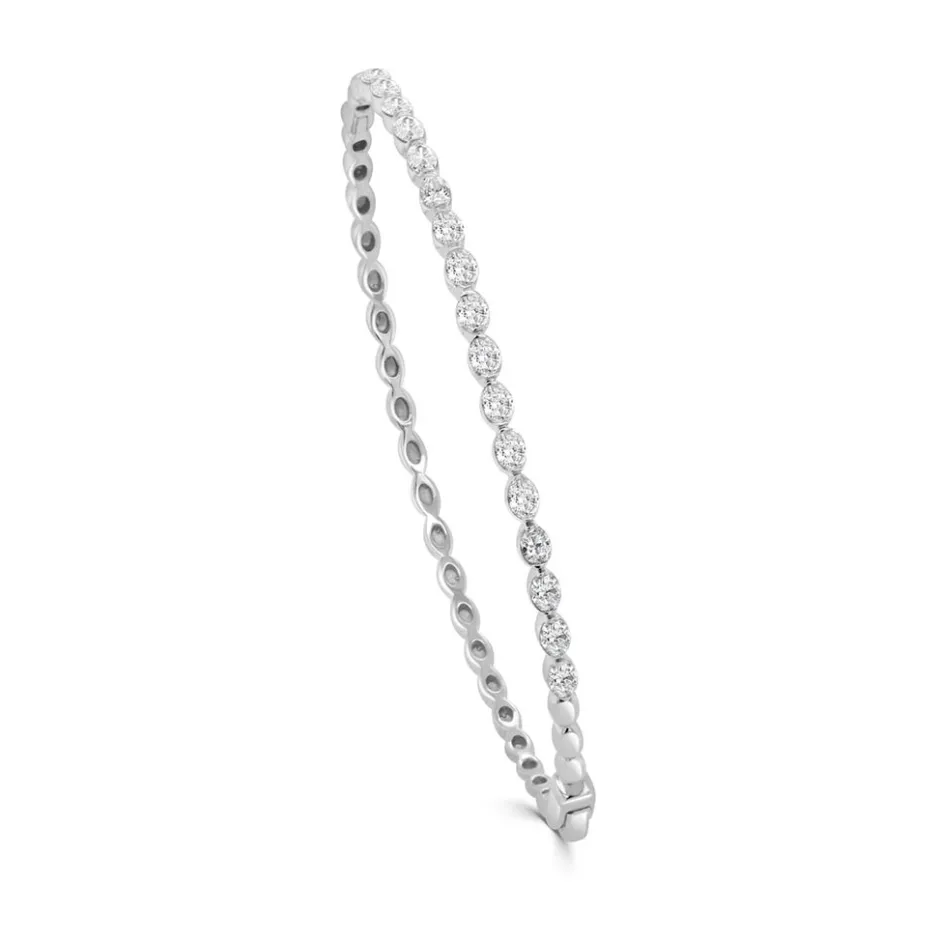 Zadok Collection Oval Diamond Bangle