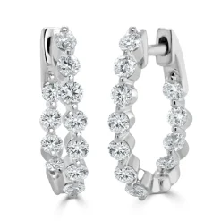 Zadok Collection Oval Hoop Earrings