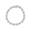 Zadok Collection Pear-Shaped Diamond Flower Bracelet