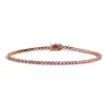 Zadok Collection Pink Sapphire Tennis Bracelet