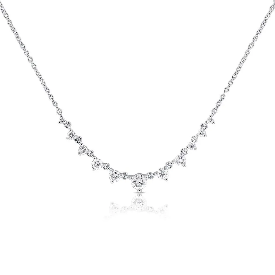 Zadok Collection Prong Diamond Necklace