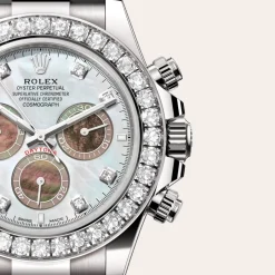 rolex Cosmograph Daytona Oyster, 40 mm, white gold and diamonds M126589RBR-0001