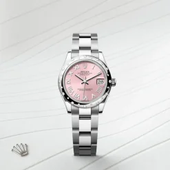 rolex Datejust 31 Oyster, 31 mm, Oystersteel, white gold and diamonds M278344RBR-0021