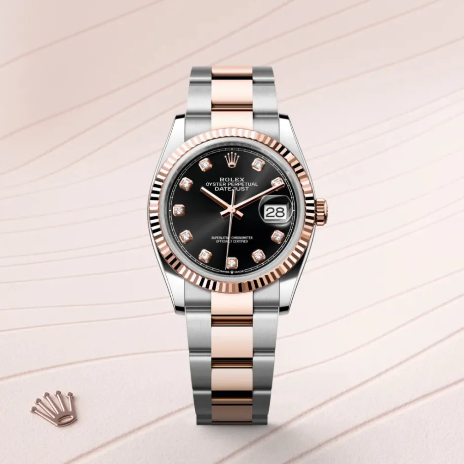 rolex Datejust 36 Oyster, 36 mm, Oystersteel and Everose gold M126231-0020