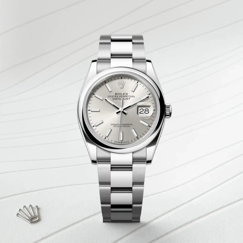 rolex Datejust 36 Oyster, 36 mm, Oystersteel M126200-0002