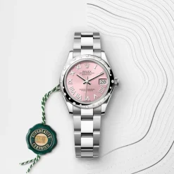 rolex  Datejust 31 Oyster, 31 mm, Oystersteel, white gold and diamonds M278344RBR-0021