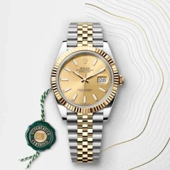 rolex  Datejust 41 Oyster, 41 mm, Oystersteel and yellow gold M126333-0010