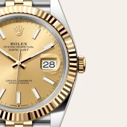 rolex  Datejust 41 Oyster, 41 mm, Oystersteel and yellow gold M126333-0010