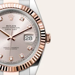rolex Datejust 41 Oyster, 41 mm, Oystersteel and Everose gold M126331-0007