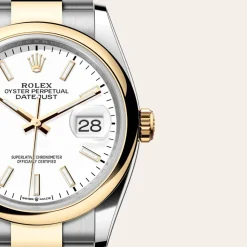 rolex  Datejust 36 Oyster, 36 mm, Oystersteel and yellow gold M126203-0020