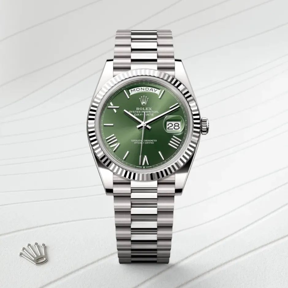 rolex Day-Date 40 Oyster, 40 mm, white gold M228239-0033