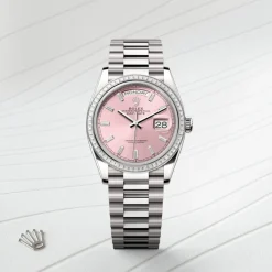 rolex Day-Date 36 Oyster, 36 mm, white gold and diamonds M128399TBR-0029