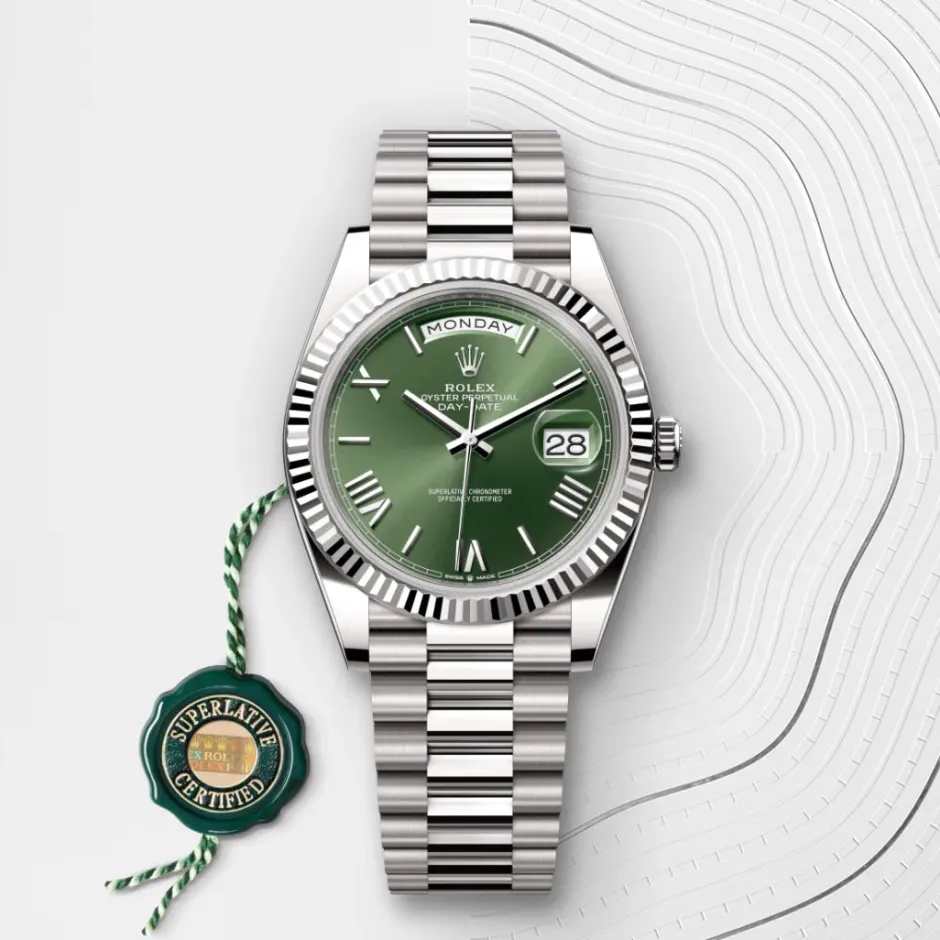 rolex Day-Date 40 Oyster, 40 mm, white gold M228239-0033