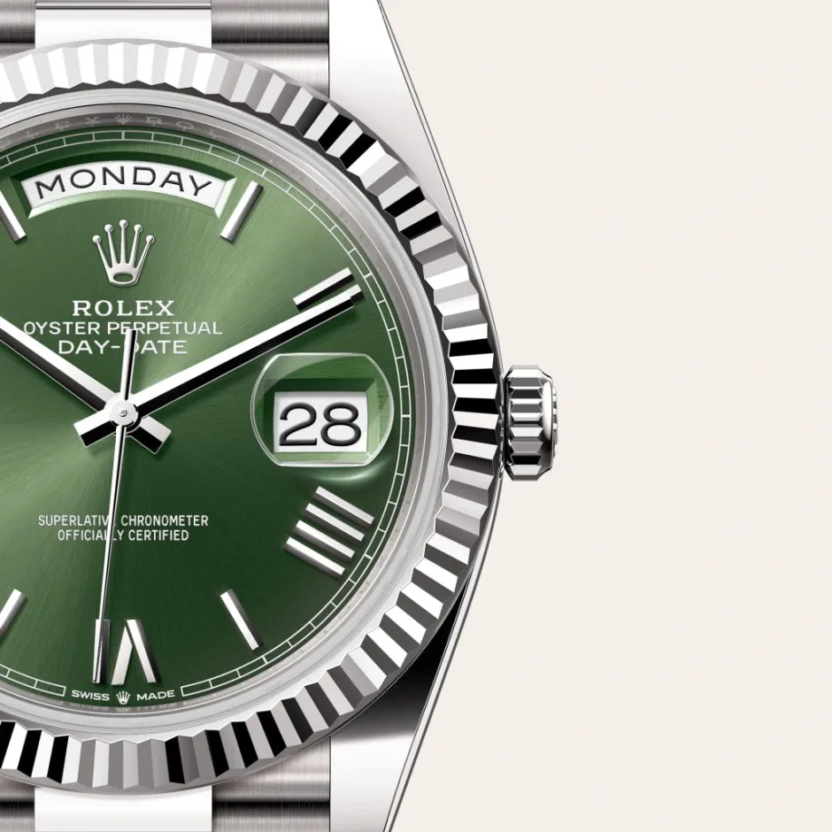 rolex Day-Date 40 Oyster, 40 mm, white gold M228239-0033
