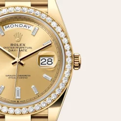 rolex Day-Date 40 Oyster, 40 mm, yellow gold and diamonds M228348RBR-0002