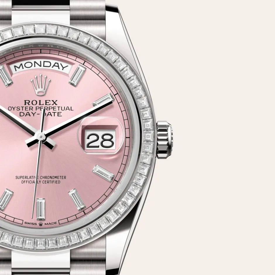 rolex Day-Date 36 Oyster, 36 mm, white gold and diamonds M128399TBR-0029