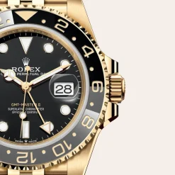rolex GMT-Master II Oyster, 40 mm, yellow gold M126718GRNR-0001