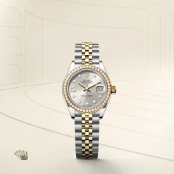 rolex Lady-Datejust Oyster, 28 mm, Oystersteel, yellow gold and diamonds M279383RBR-0003
