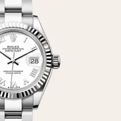 rolex Lady-Datejust Oyster, 28 mm, Oystersteel and white gold M279174-0020