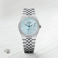 rolex  Land-Dweller 36 Oyster, 36 mm, platinum and diamonds M127286TBR-0001