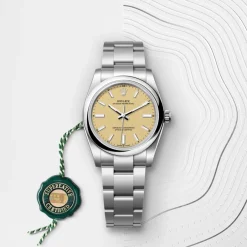 rolex  Oyster Perpetual 34 Oyster, 34 mm, Oystersteel M124200-0007