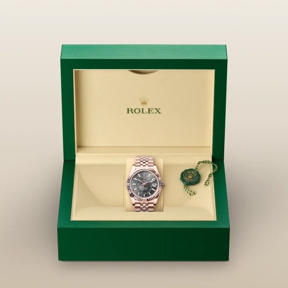 rolex Sky-Dweller Oyster, 42 mm, Everose gold M336935-0008