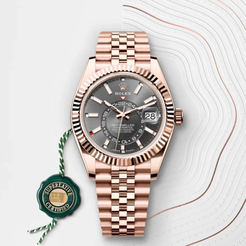 rolex Sky-Dweller Oyster, 42 mm, Everose gold M336935-0008