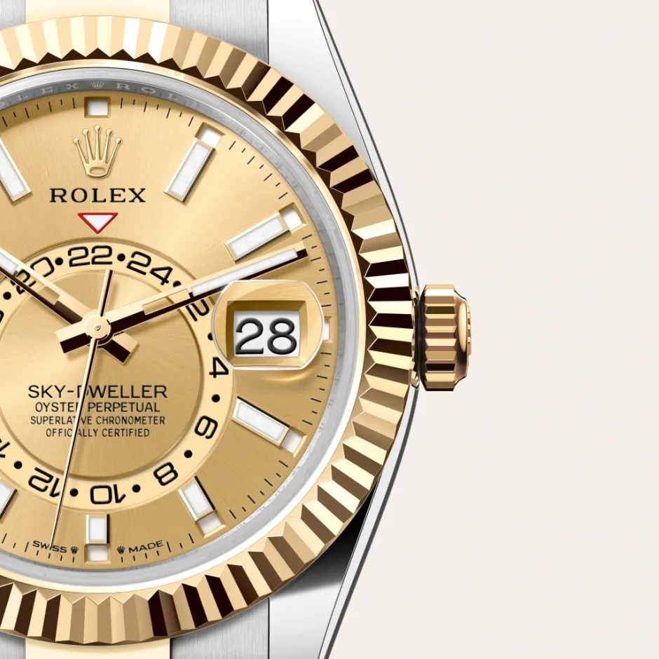 rolex Sky-Dweller Oyster, 42 mm, Oystersteel and yellow gold M336933-0001