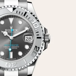 rolex Yacht-Master 37 Oyster, 37 mm, Oystersteel and platinum M268622-0002