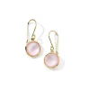 Ippolita Rose Quartz Mini Drop Earrings