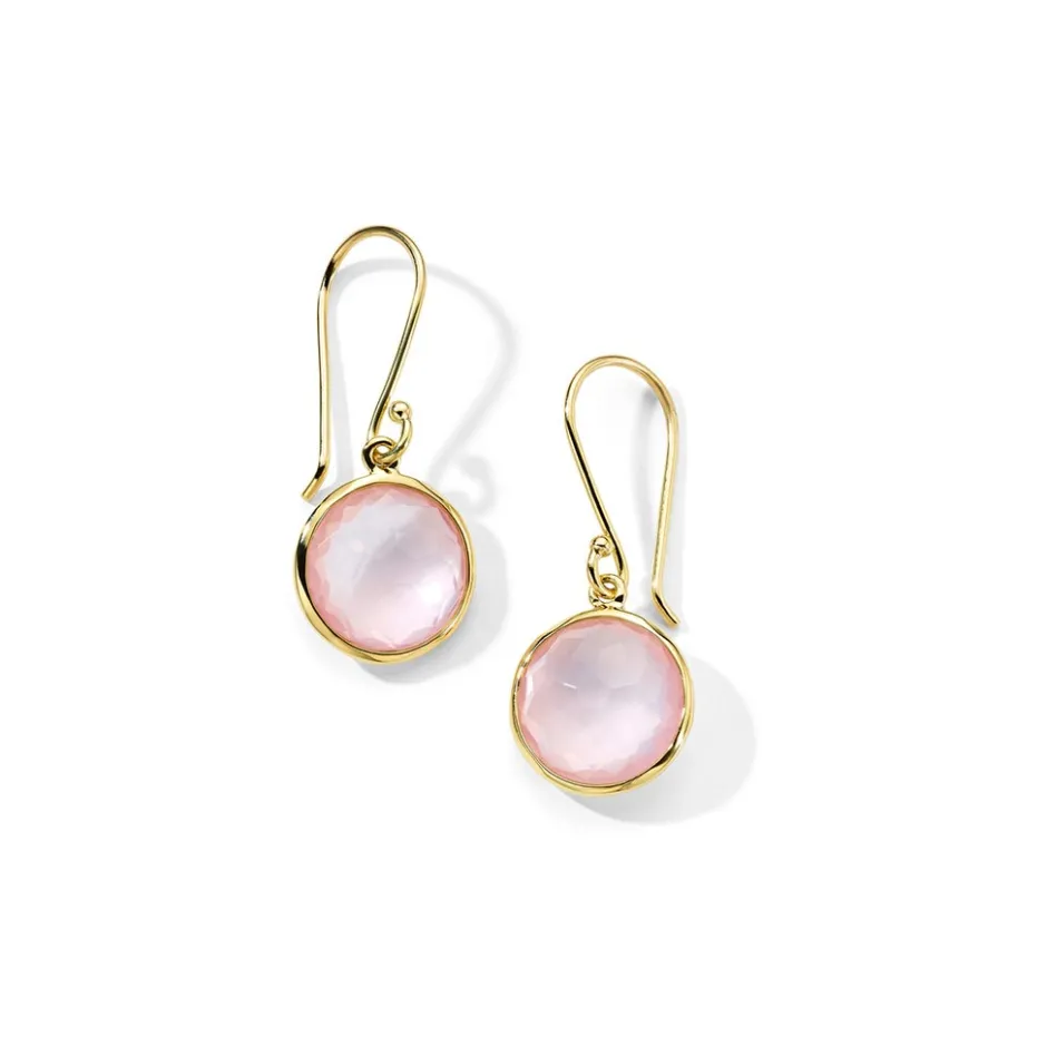 Ippolita Rose Quartz Mini Drop Earrings