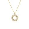 Roberto Coin Siena Large Diamond Circle Necklace