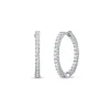 Roberto Coin Small Inside Outside Diamond Hoop Earrings