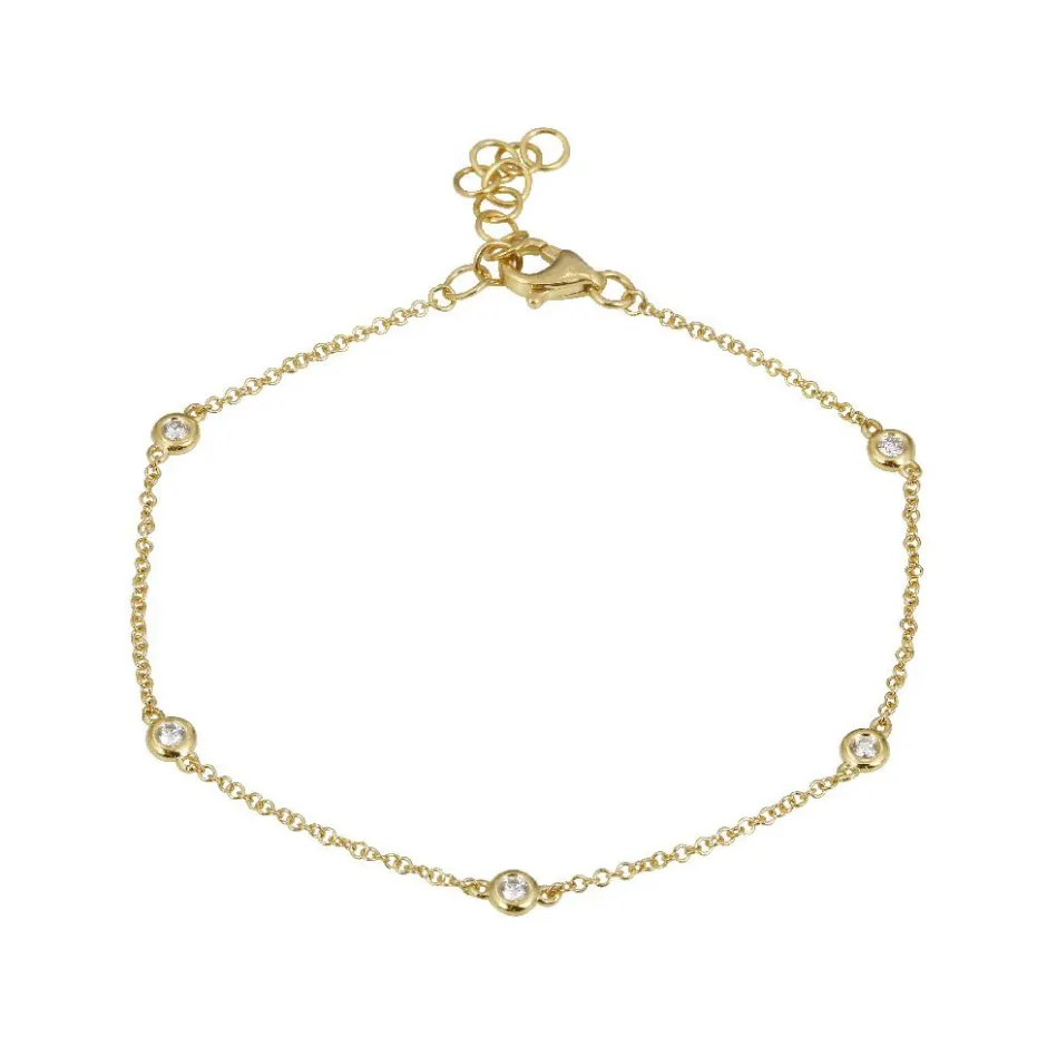 Zadok Collection Station Diamond Bracelet