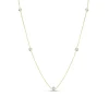 Roberto Coin 5 Station Diamonds by the Inch Necklace
