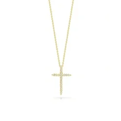 Roberto Coin Tiny Treasure Diamond Cross Pendant