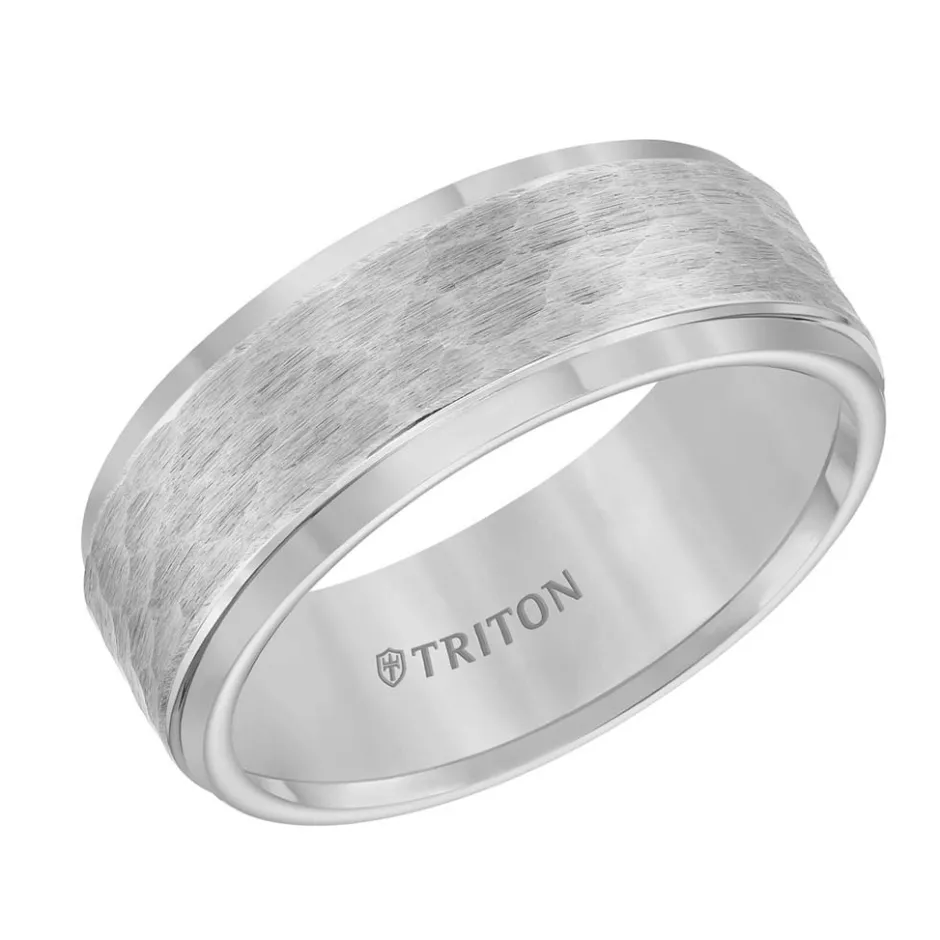 Women Zadok Collection Triton 8mm Tungsten Men's Wedding Band - 11-3288C-G