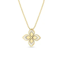 Roberto Coin Venetian Princess Diamond Flower Necklace
